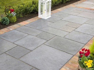 Natural Stone Patio in Cirencester, Gloucestershire